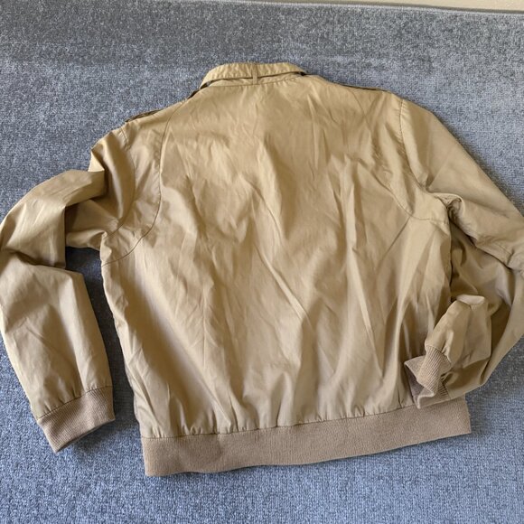 VTG Rainbow West 90's Windbreaker Jacket Tan Size Large - Picture 5 of 7